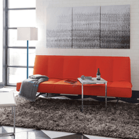 Flex Orange Sleeper Sofa