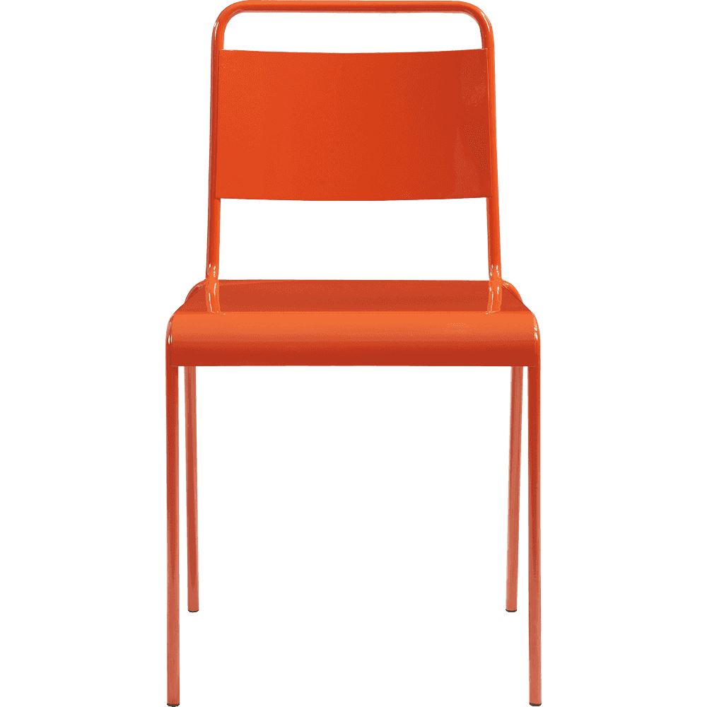 Lucinda Orange Stacking Chair