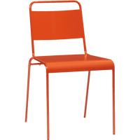 Lucinda Orange Stacking Chair