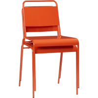 Lucinda Orange Stacking Chair