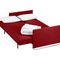 Tandom Red Sleeper Sofa