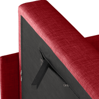 Tandom Red Sleeper Sofa