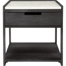 Tux Marble Top Nightstand