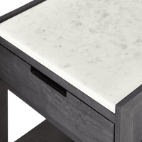 Tux Marble Top Nightstand