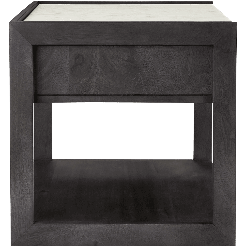 Tux Marble Top Nightstand